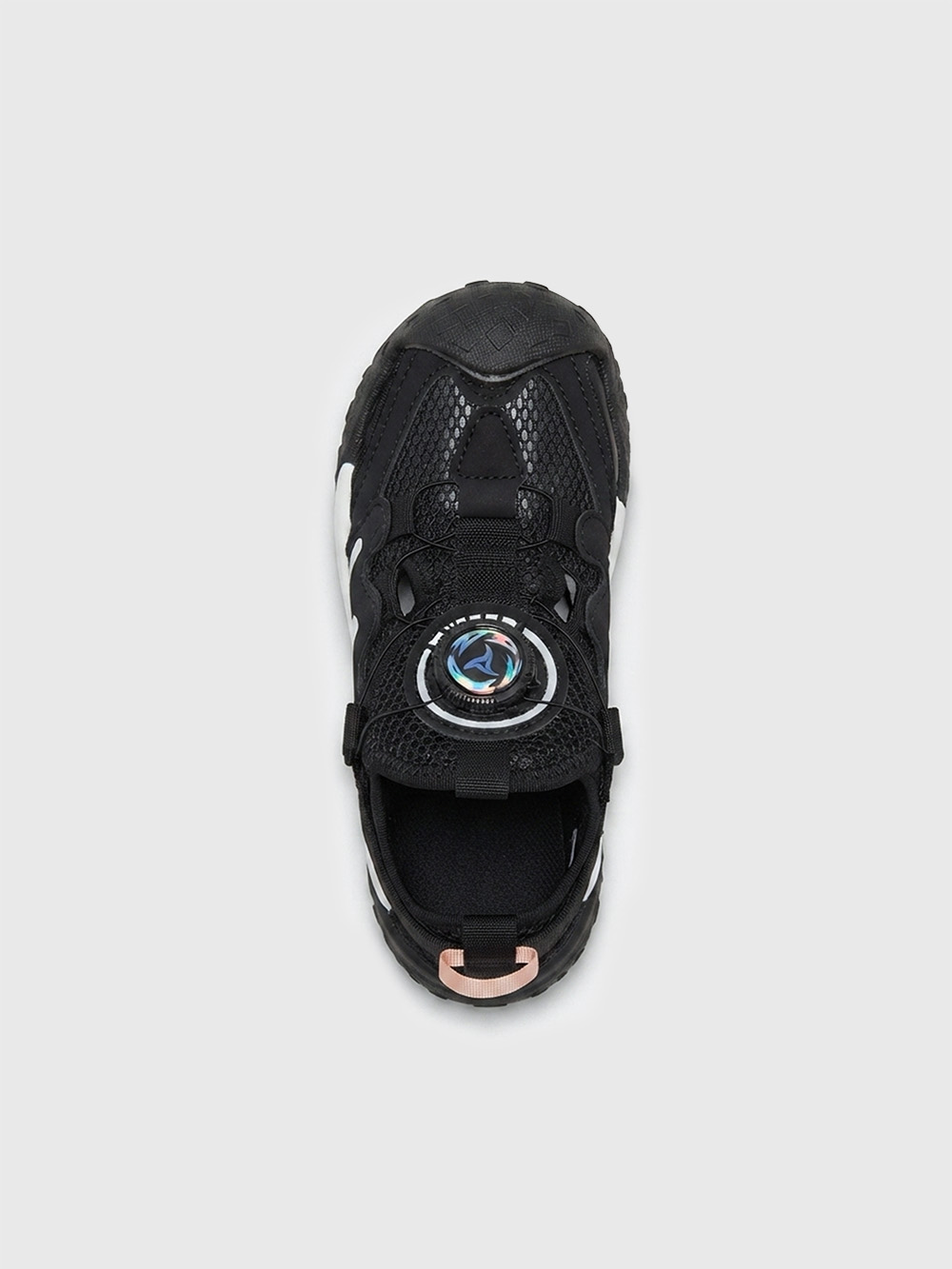 KiddoForce Spinner Sports Shoes Black - RZ1069